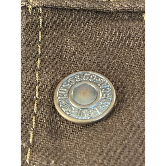 Levi’s Women’s Ribcage Straight Ankle Brown Jeans 30X27 NWT - Picture 2 of 10